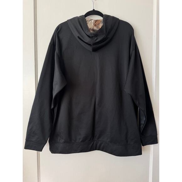 Realtree Signature Buck Logo Performance Hoodie Camo Lined Outdoor Hunting SZ XL - Picture 5 of 10